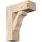Ekena Millwork Balboa Block Smooth Bracket w/ Offset Brace, Douglas Fir, 7 1/2"W x 20"D x 24"H BKT0806X20X24BOA05SDF - alternate 1